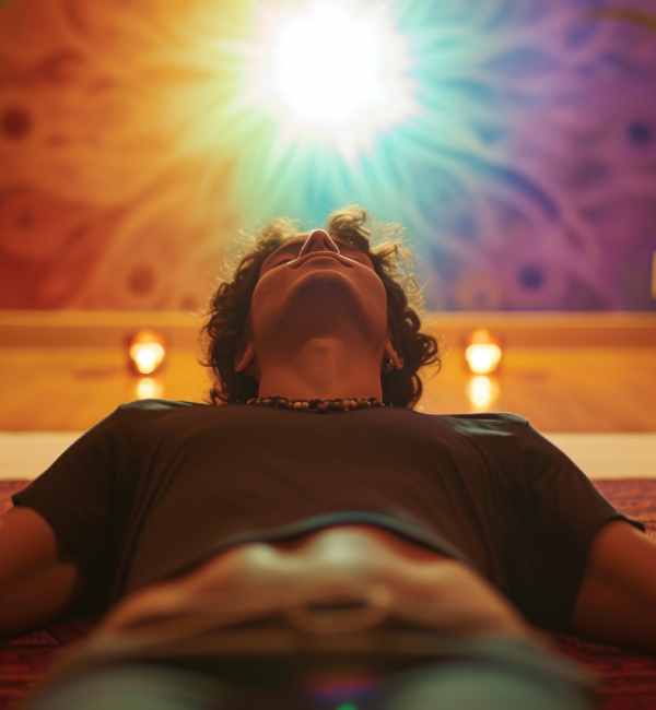 Energy clearing session with aura cleansing