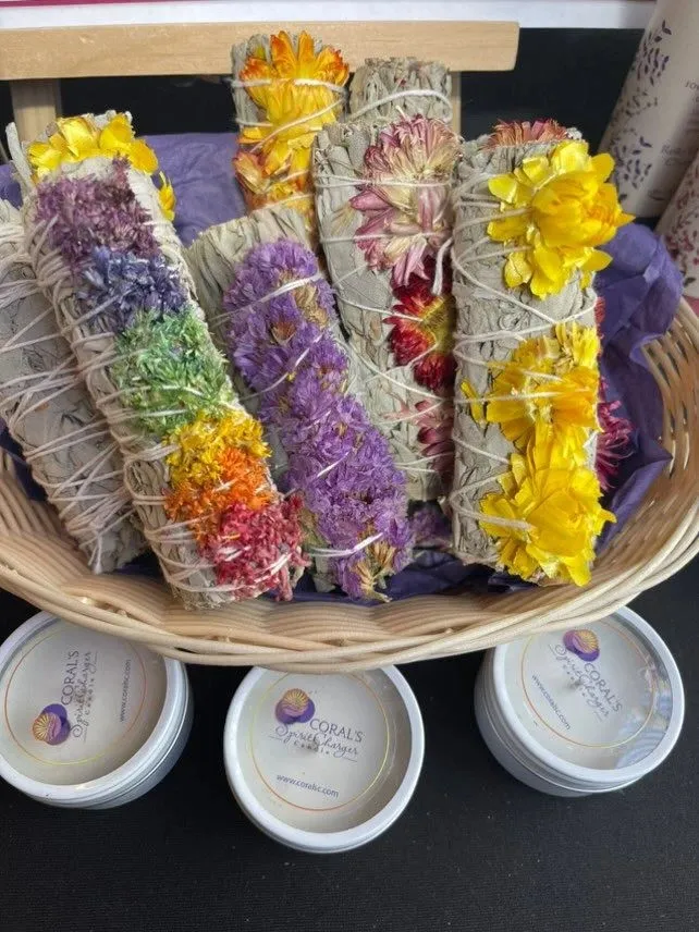 Spiritual woman with scarf during healing meditation