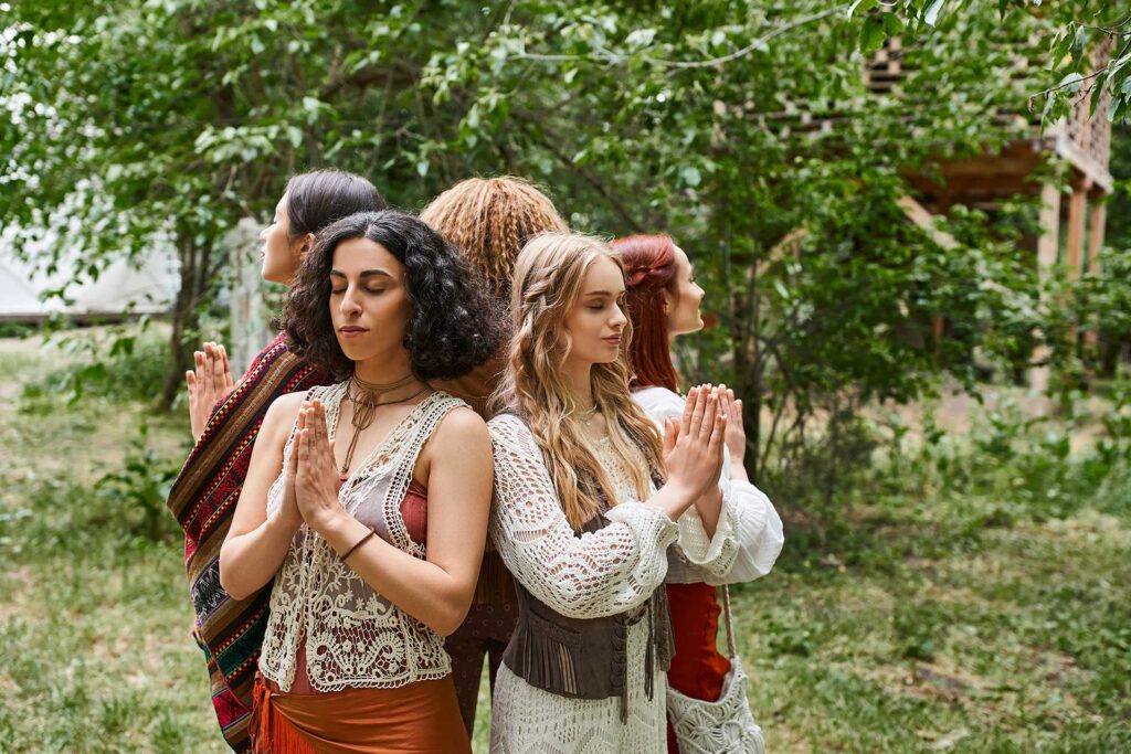 Blog post thumbnail — crystal healing display