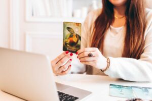 Blog post thumbnail — woman meditating with sunrise