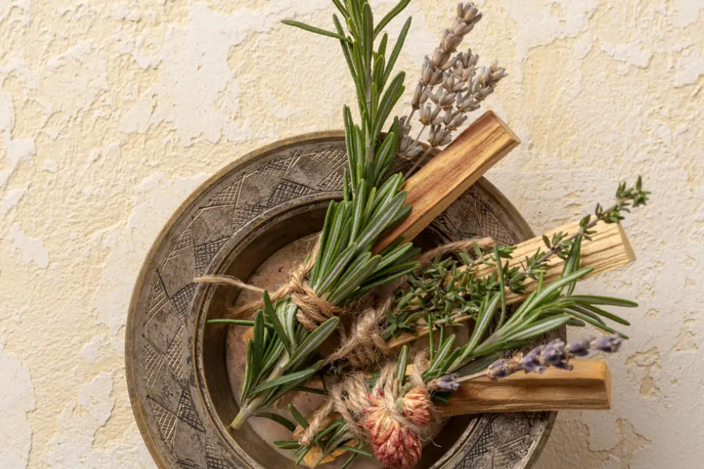 Crystal healing bracelets displayed on white surface